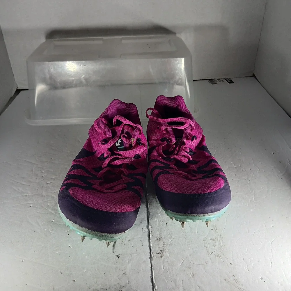 Nike Zoom Rival M 8 Size 8 Pink Purple Track Field Racing Spikes 806559-505